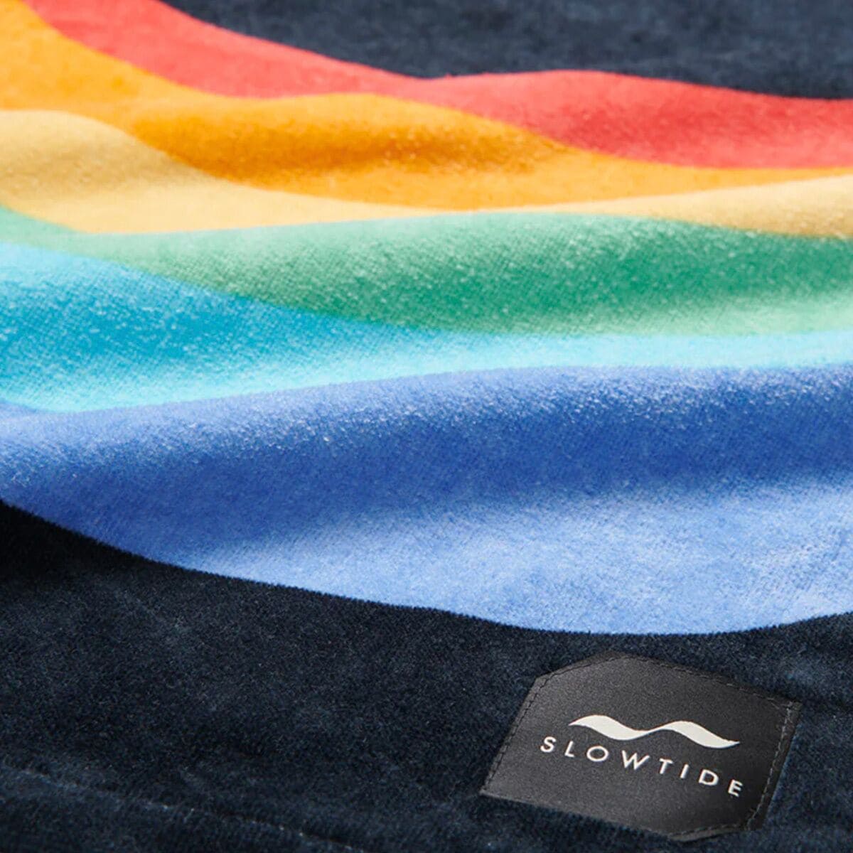 SLOWTIDE TOWEL ROYGBIV - BLACK