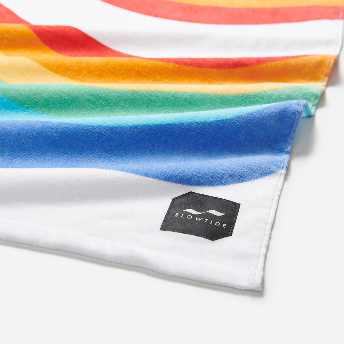 SLOWTIDE TOWEL ROYGBIV - WHITE