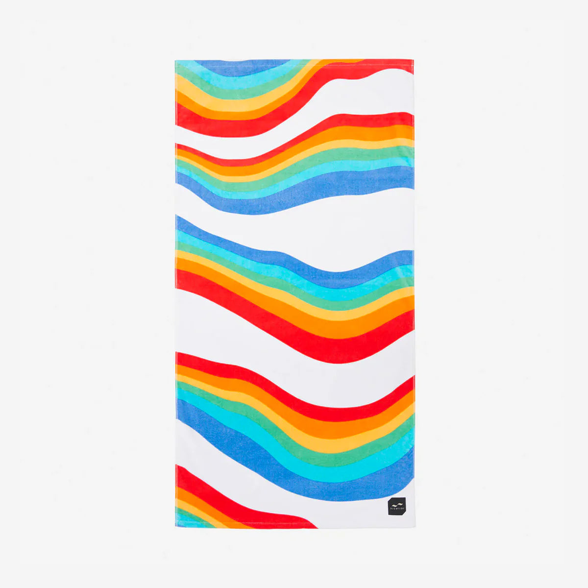 SLOWTIDE TOWEL ROYGBIV - WHITE