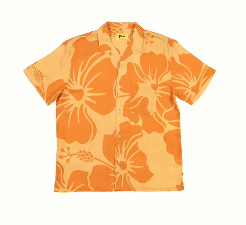 Duvin Hibiscus Stretch Buttonup